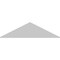 Ekena Millwork Peaked Cap Sunburst Architectural Grade PVC Pediment, 74"W x 19-1/2"H x 2"P (Pitch 6/12) PEDPS074X195PKC01 - alternate 2